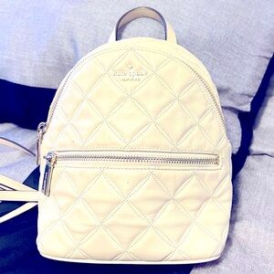Kate Spade Natalia Mini Convertible Leather Backpack Quilted Bag Purse Like New!